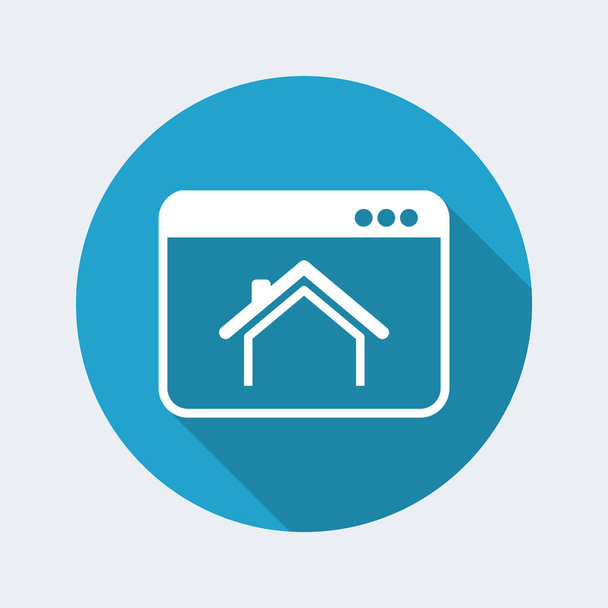 Real estate website icon  - Vector, Image