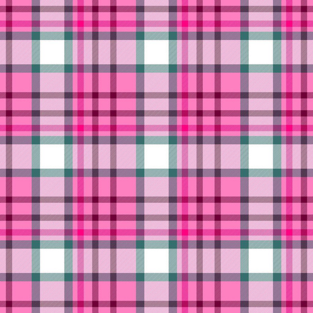 vérifier diamant tartan plaid tissu sans couture motif texture fond - couleur rose
 - Photo, image