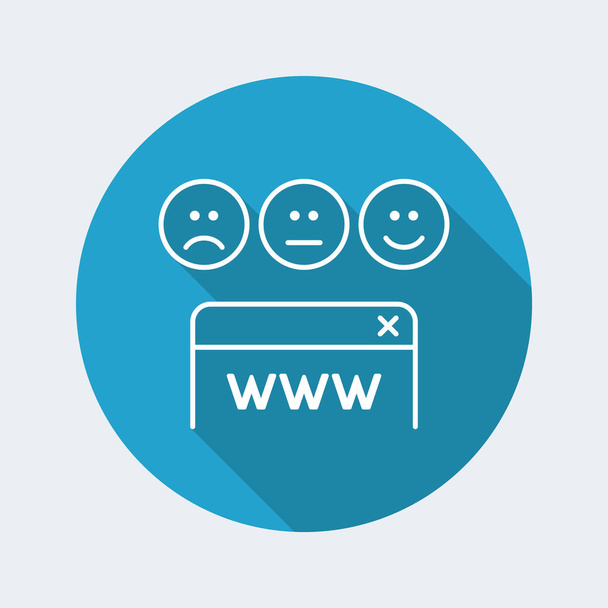Web rating icon - Vector, Image