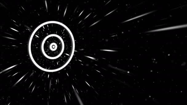 Computador abstrato animação cósmica
 - Filmagem, Vídeo