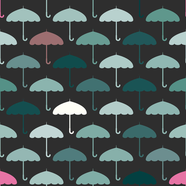 seamless pattern with umbrellas  - Vector, Image