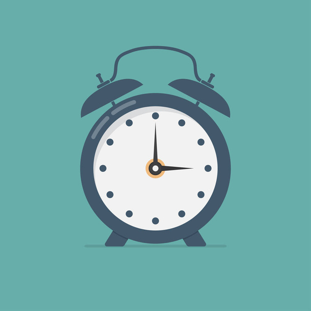 Alarm clock in a flat design. Vector illustration - Vector, Image