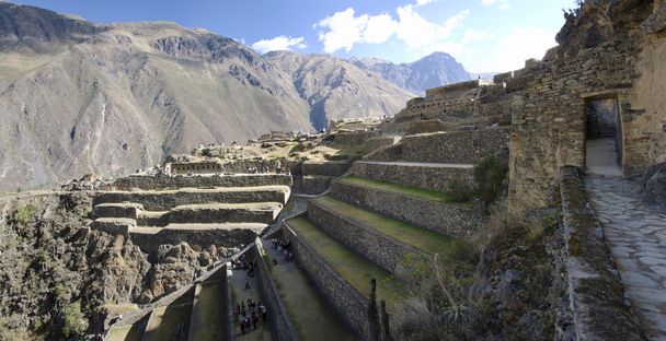 オランテイタンボ、聖なる谷ペルー - 写真・画像