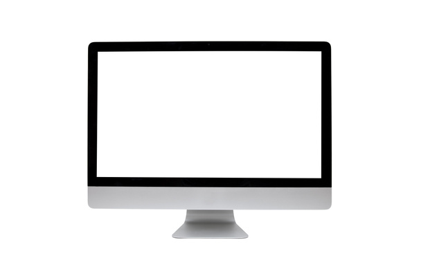 Computer monitor with blank screen - Photo, Image