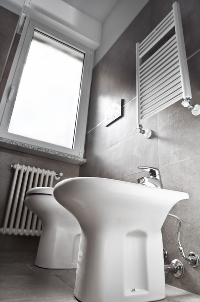 White toilette bottom view - Fotoğraf, Görsel