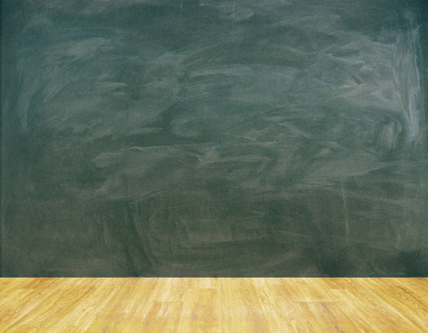 Blank chalkboard wall in room - Photo, Image