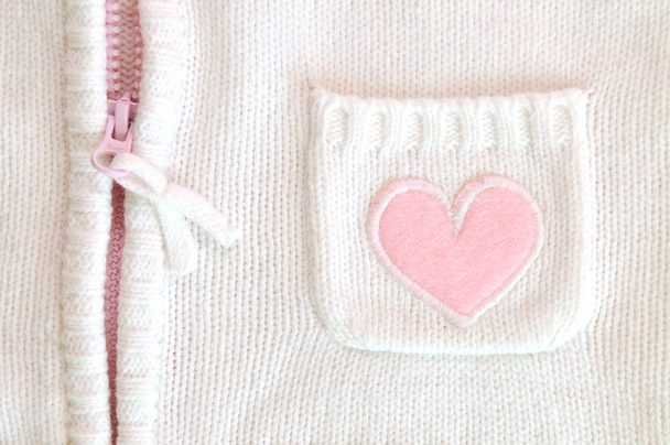 Tasche mit rosa Herz - Foto, Bild