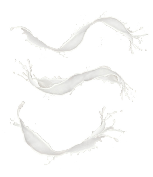 Milk splashes - Foto, afbeelding