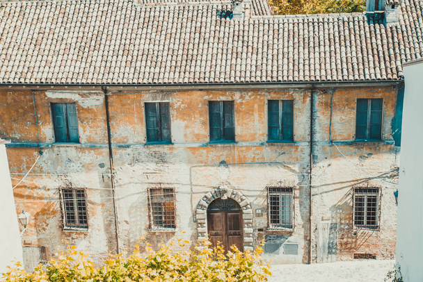 Starý retro dům Santarcangelo Itálie - Fotografie, Obrázek