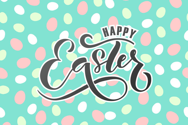 Hand sketched Easter text - Vector, Image
