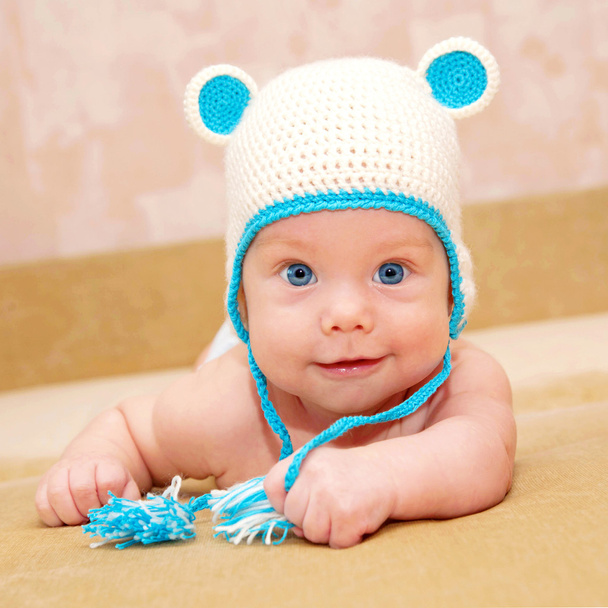 bébé souriant aux yeux bleus
 - Photo, image