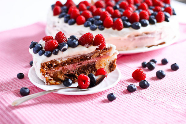 gâteau sucré crémeux
 - Photo, image