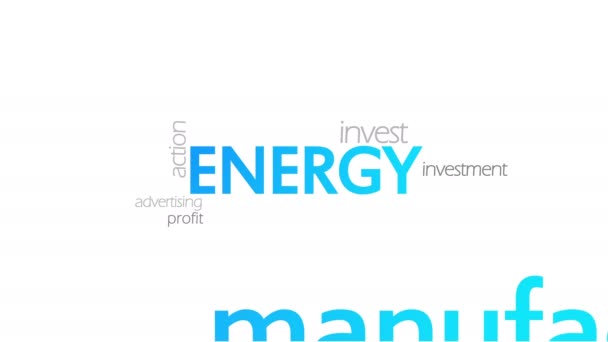 Energy, Typography Animation - Footage, Video