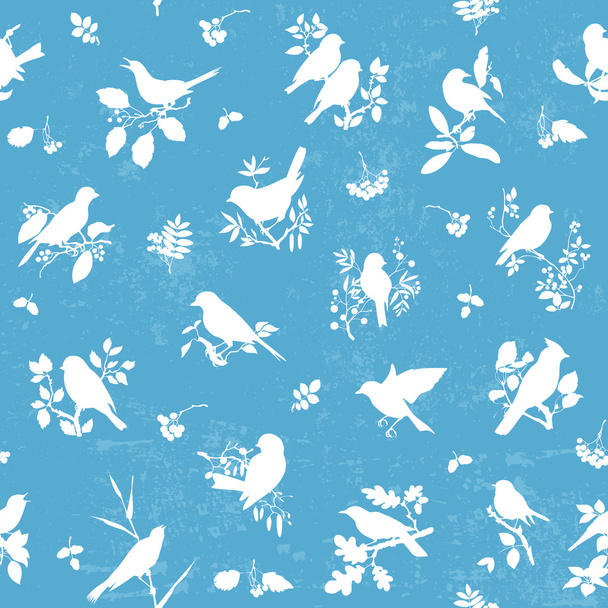 Songbirds pattern - Vetor, Imagem