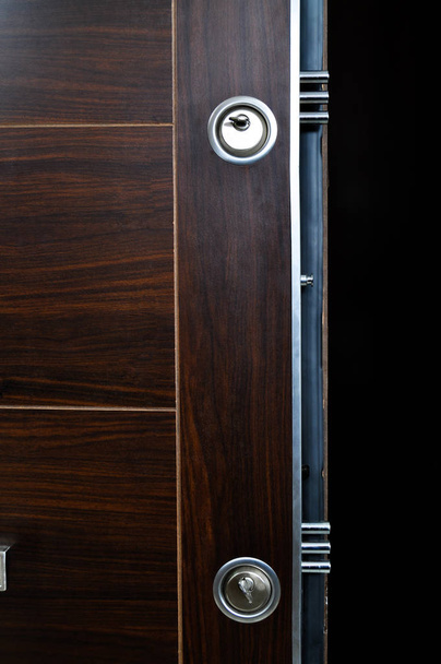 Stalen deur lock systeem - Foto, afbeelding