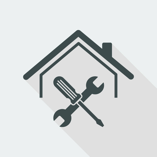 House javítási szolgáltatások ikon - Vektor, kép