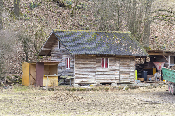 galpão de madeira rural
 - Foto, Imagem