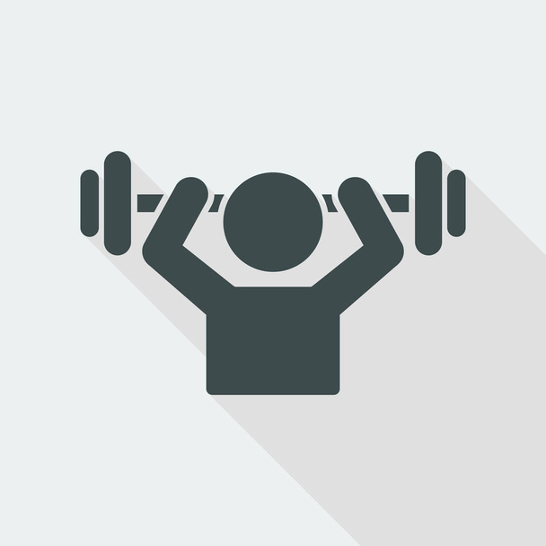 Gym activity icon - Vector, Image