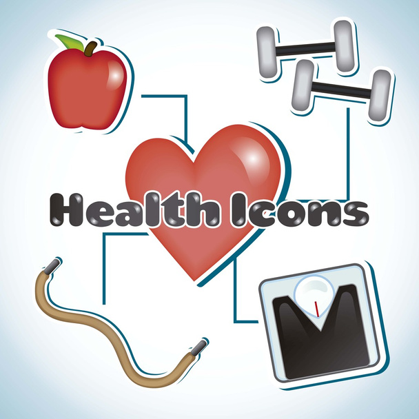 Здоров'я іконки
 - Вектор, зображення