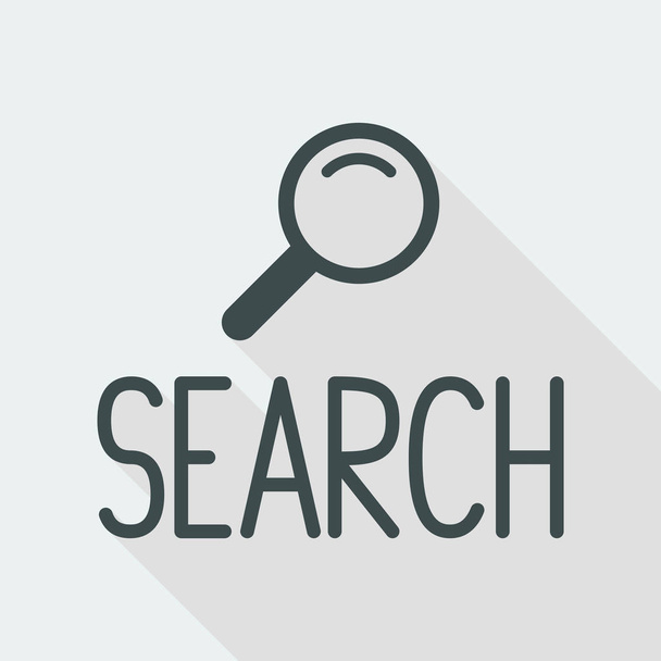 Ψηφιακή αναζήτηση - διάνυσμα εικονίδιο για την ιστοσελίδα του υπολογιστή ή την εφαρμογή - Διάνυσμα, εικόνα