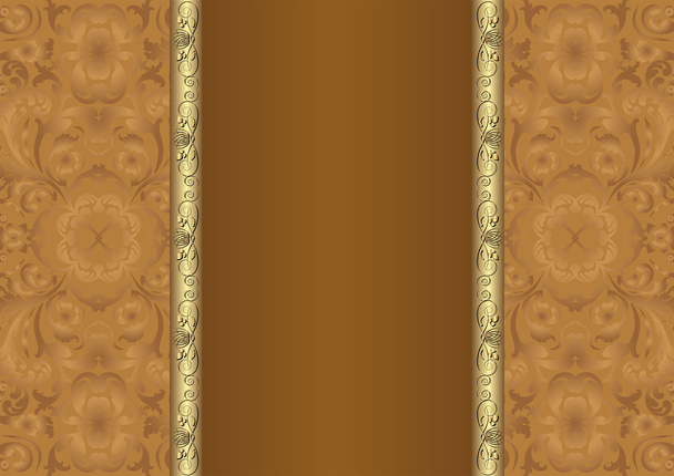 Brown background - Vector, Image