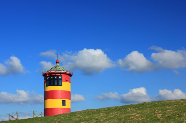 Φάρος Pilsum, Βόρεια Θάλασσα, Γερμανία - Φωτογραφία, εικόνα
