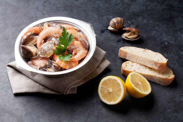 Fresh seafood bowl  - Photo, Image