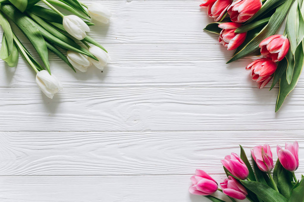 tulipanes de colores flores
 - Foto, Imagen