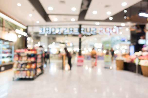 Abstrakti hämärtää supermarket tavaratalo
 - Valokuva, kuva