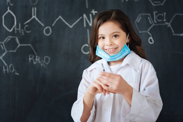 kid enjoying medicine class  - Photo, Image