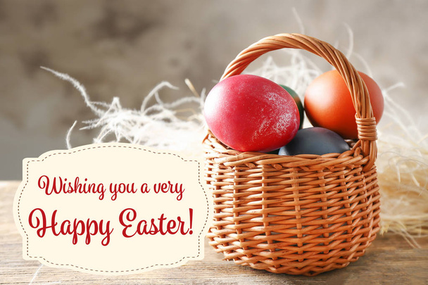Easter greeting card design - Фото, зображення