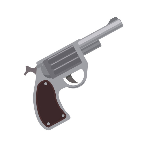 Isolated handgun weapon - Vector, Image