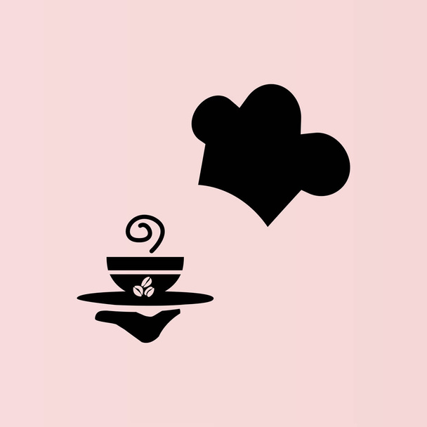 філіжант з чашкою кави
 - Вектор, зображення