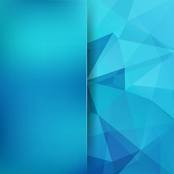 Style géométrique abstrait fond bleu. Fond d'entreprise Fond flou avec verre. Illustration vectorielle
 - Vecteur, image