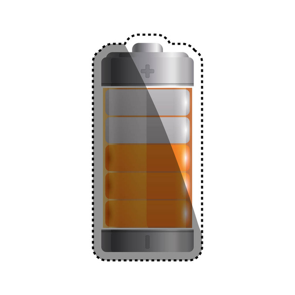 Электрическая батарея перезаряжаемая
 - Вектор,изображение
