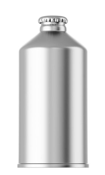 matte silver bottle with apple cider - Фото, зображення
