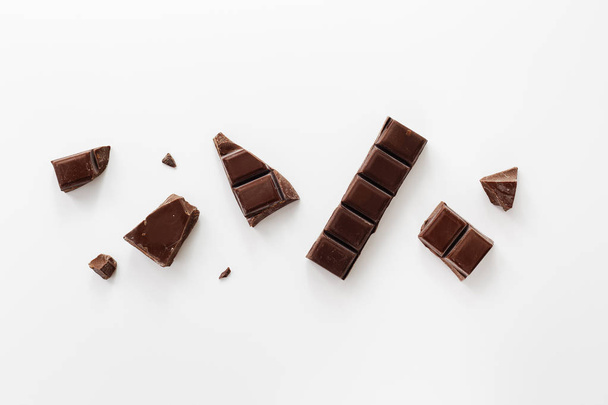 Chunks of Dark Chocolate  - Fotografie, Obrázek