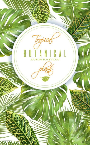 Tropical vertical banner - Vettoriali, immagini