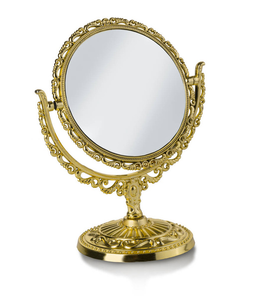 make-up spiegel geïsoleerd - Foto, afbeelding