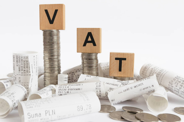 Ozdoba VAT z wpływów . - Zdjęcie, obraz