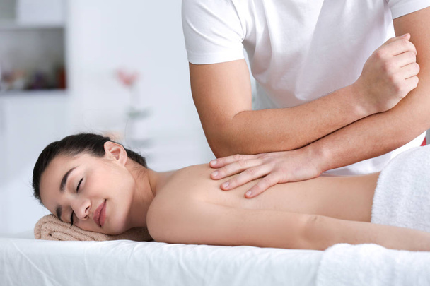 woman receiving massage - Photo, Image