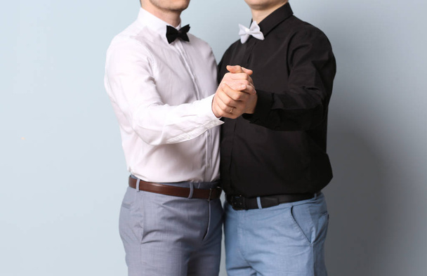 Happy gay couple - Фото, изображение