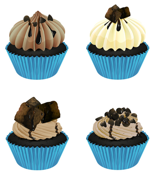 cupcakes - Vector, Image