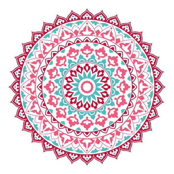 Mandala. Ornamental round pattern. - Vektör, Görsel