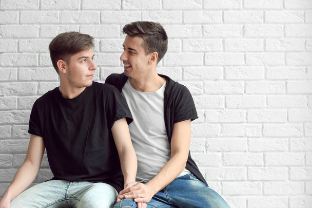 Happy gay couple  - Foto, Bild