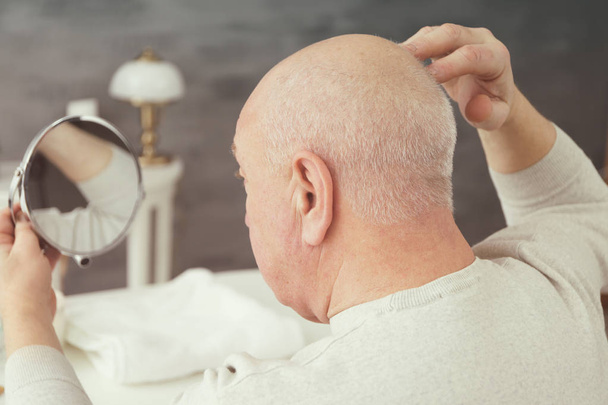Senior bald man  - Φωτογραφία, εικόνα