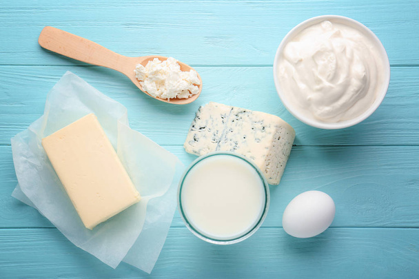 Fresh dairy products - Foto, immagini