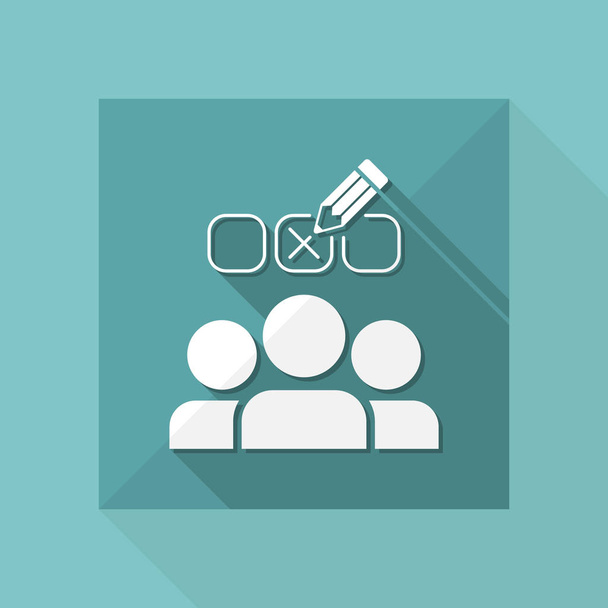 Human resources selection icon - Vector, Image