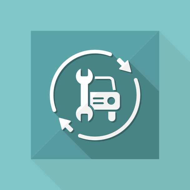 Full car assistance services icon - Vector, Image