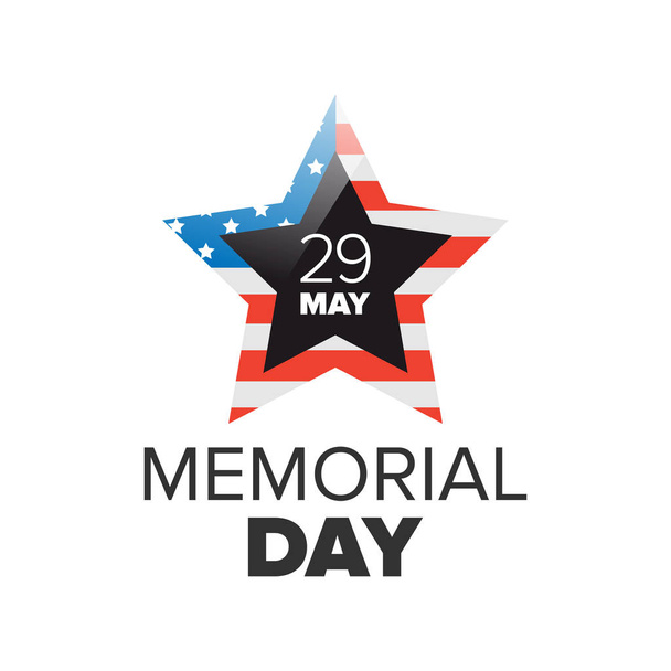 Memorial Day 29 May - Vector, Image